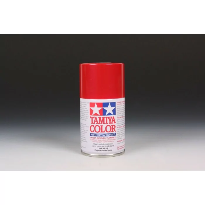 Tamiya PS-15 Metallic Red Gloss Polycarbonate Body Spray Paint 100ml
