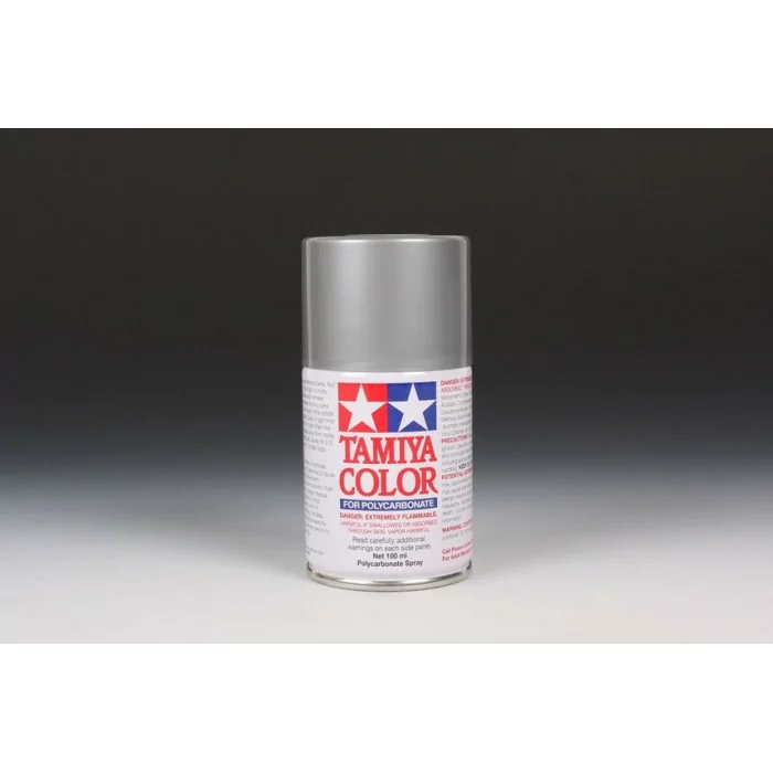 Tamiya PS-12 Silver Gloss Polycarbonate Body Spray Paint 100ml