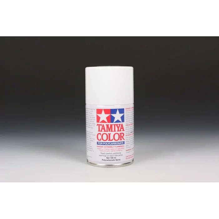 Tamiya PS-1 White Polycarbonate Spray Paint 100ml