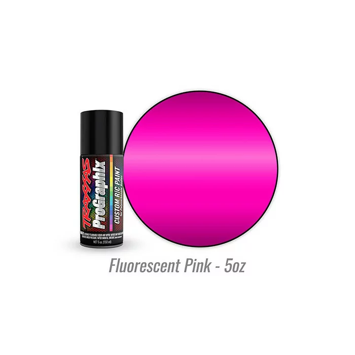 Traxxas ProGraphix Fluorescent Pink Polycarbonate Body Spray Paint 5oz