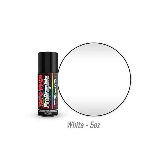 Traxxas ProGraphix White Polycarbonate Body Spray Paint 5oz