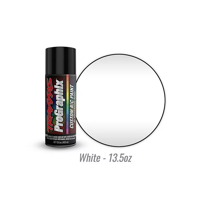 Traxxas ProGraphix White Polycarbonate Body Spray Paint 13.5oz