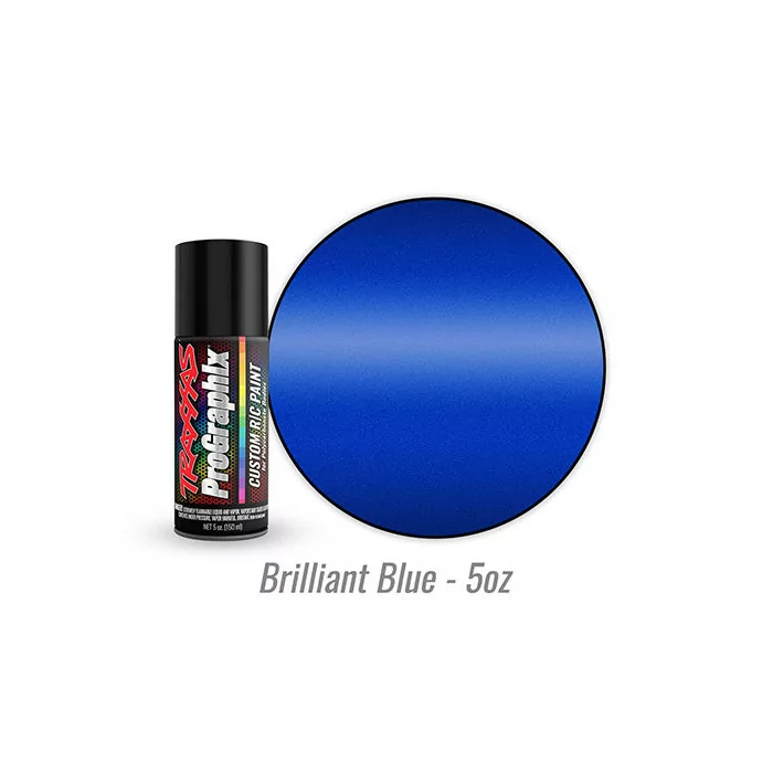 Traxxas ProGraphix Brilliant Blue Polycarbonate Body Spray Paint 5oz