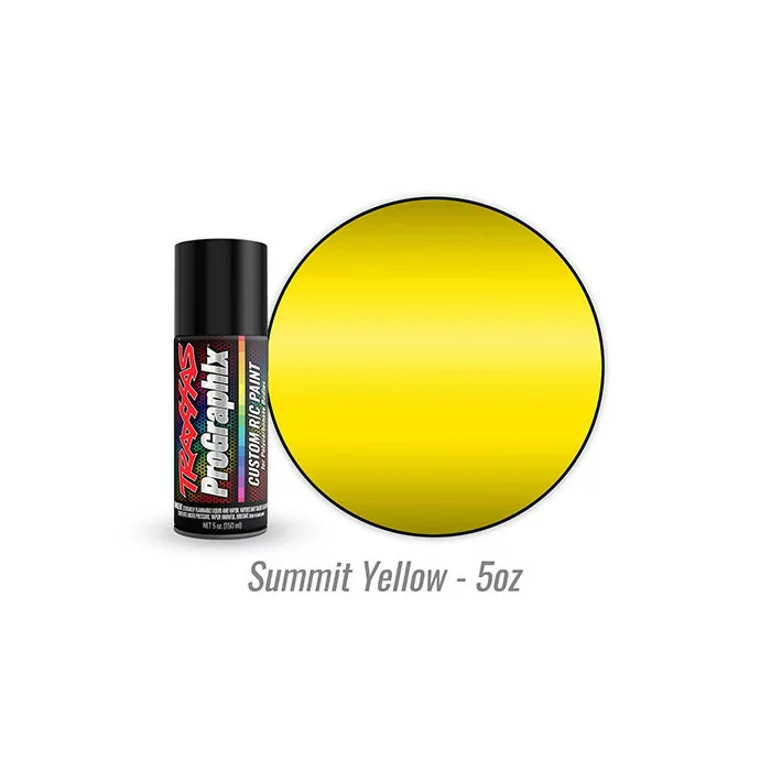 Traxxas ProGraphix Summit Yellow Polycarbonate Body Spray Paint 5oz