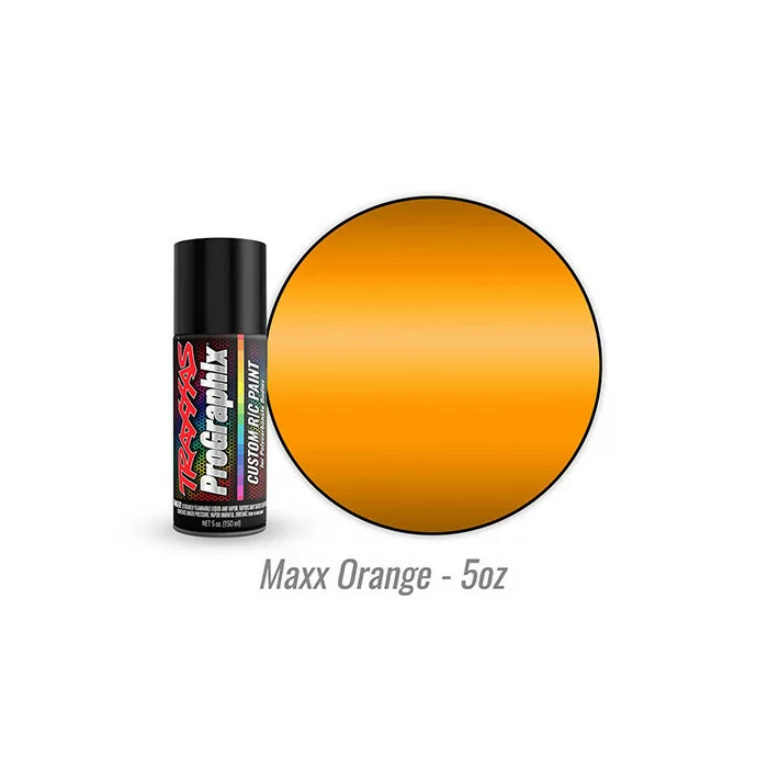 Traxxas ProGraphix Maxx Orange Polycarbonate Body Spray Paint 5oz