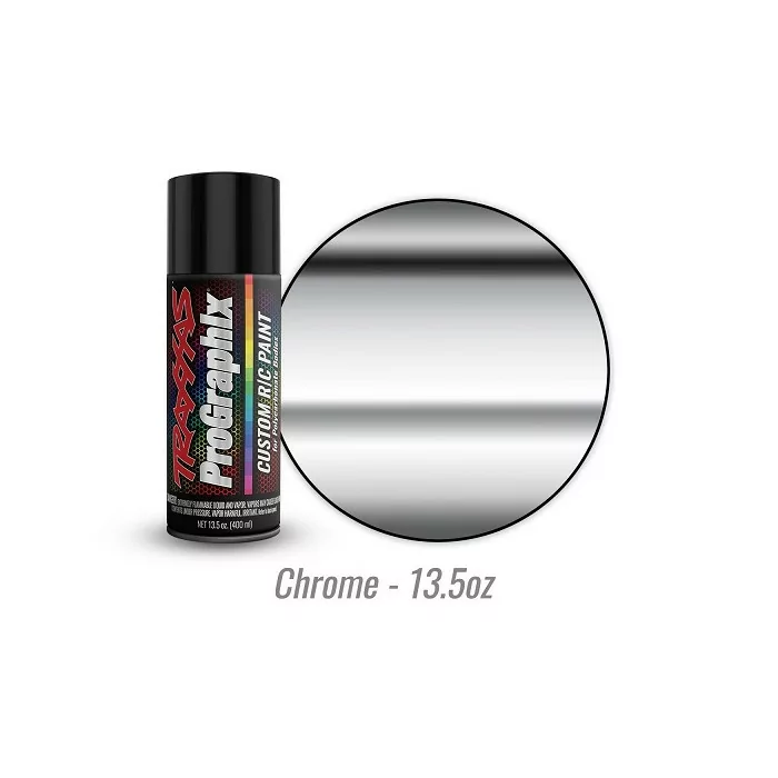 Traxxas ProGraphix Chrome Polycarbonate Body Spray Paint 13.5oz