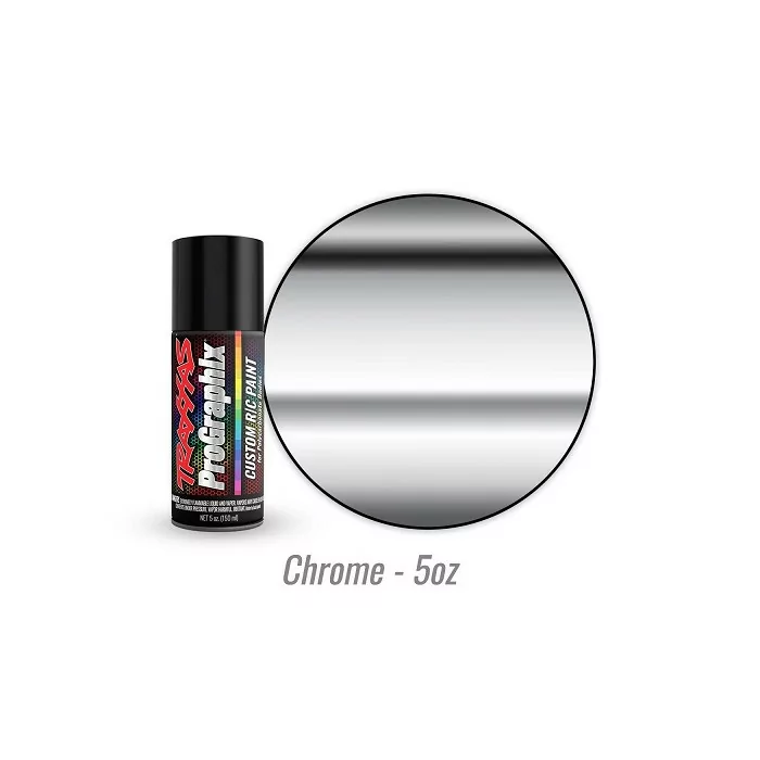 Traxxas ProGraphix Chrome Polycarbonate Body Spray Paint 5oz