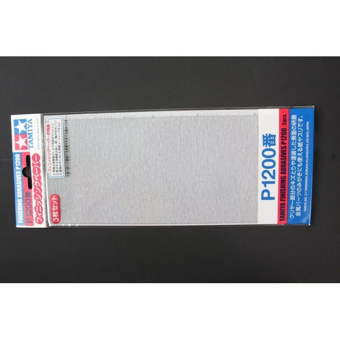 Tamiya Finishing Abrasives P1200 (3pcs)