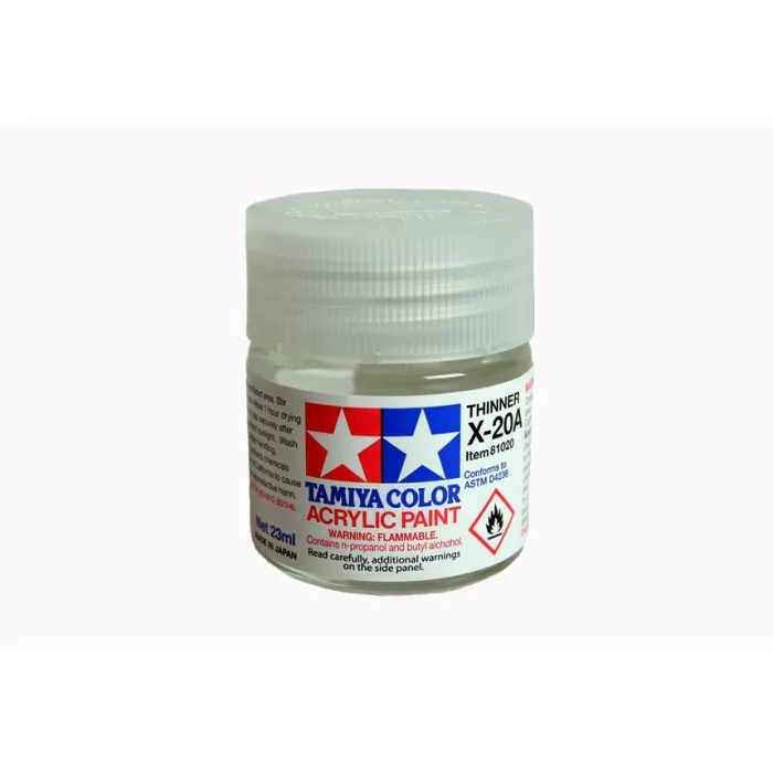 Tamiya Acrylic Mini X-20A Thinner 23ml