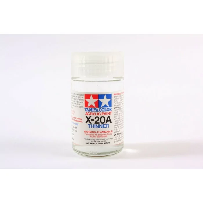 Tamiya Acrylic Mini X-20A Thinner 46ml