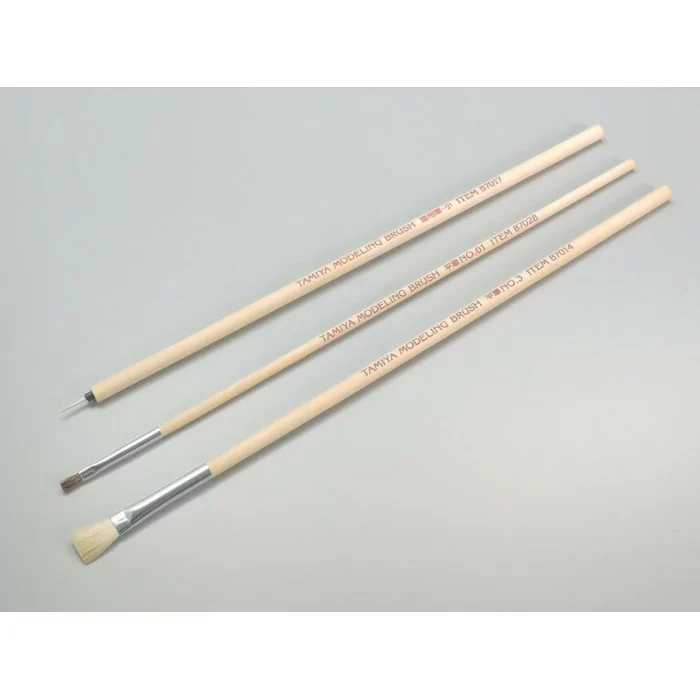 Tamiya Modeling Brush Basic Set (3pcs)