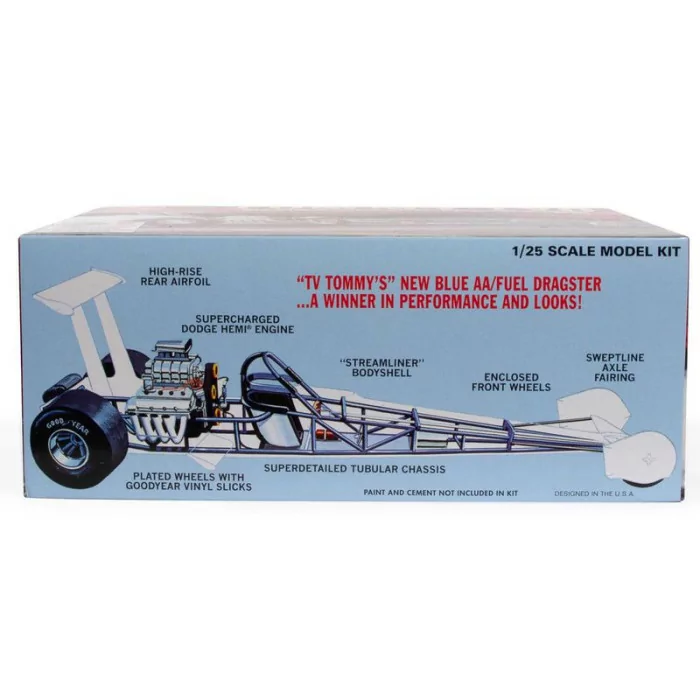 AMT 1/25 Tommy Ivo Streamliner Dragster Car Model Kit