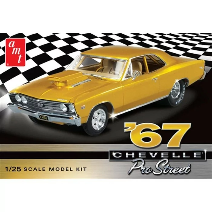 AMT 1/25 1967 Chevy Chevelle Pro Street Car Model Kit