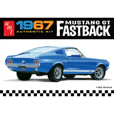 AMT 1/25 1967 Ford Mustang GT Fastback Car Model Kit AMT834_1