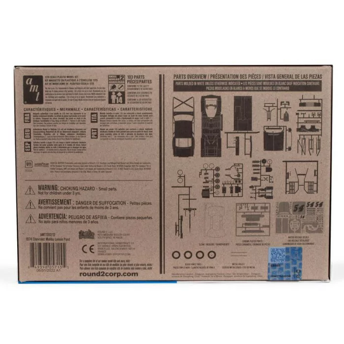 AMT 1/25 Lennie Pond Chevy Malibu Car Model Kit