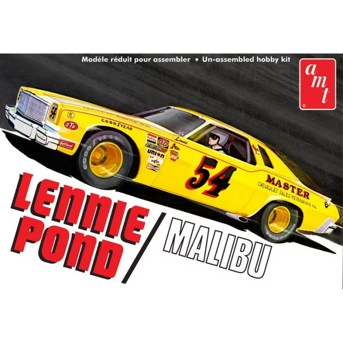 AMT 1/25 Lennie Pond Chevy Malibu Car Model Kit