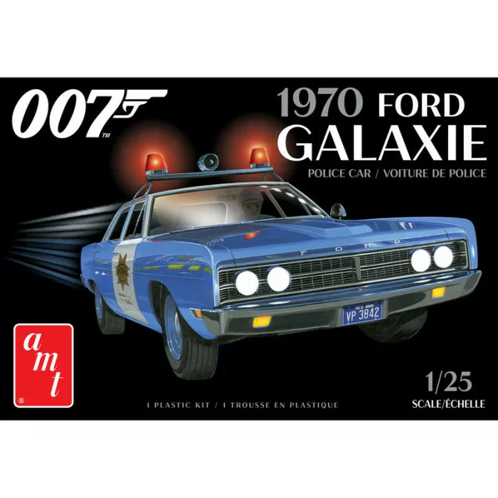 AMT 1/25 1970 Ford Galaxie Police Car Model Kit