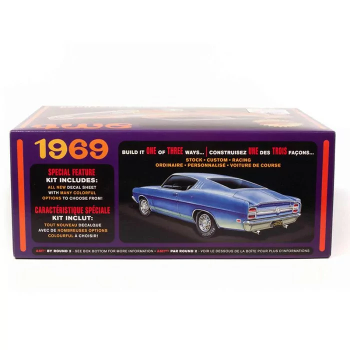 AMT 1/25 1969 Ford Torino Cobra Fastback Car Model Kit