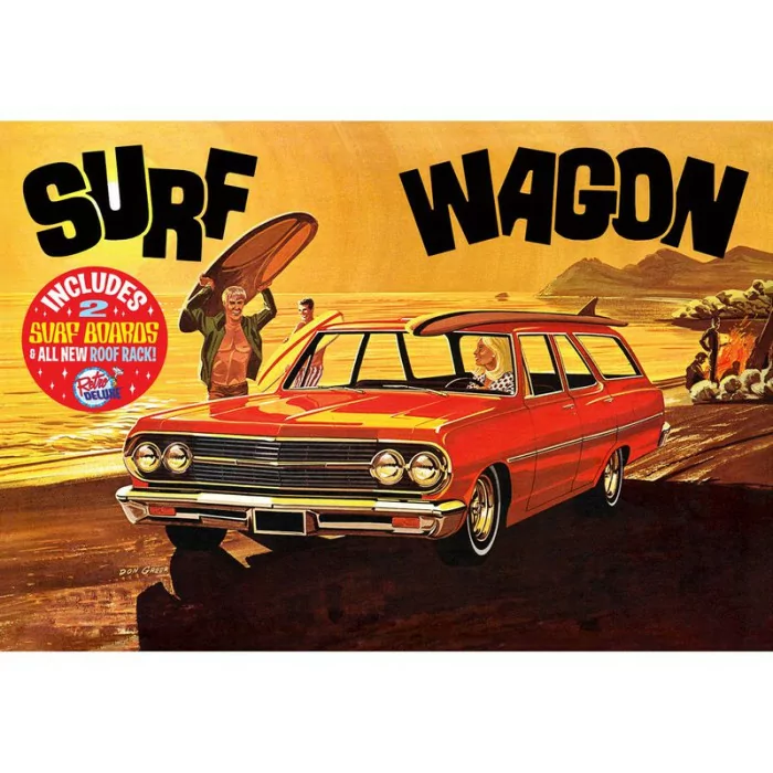 AMT 1/25 1965 Chevelle Surf Wagon Car Model Kit