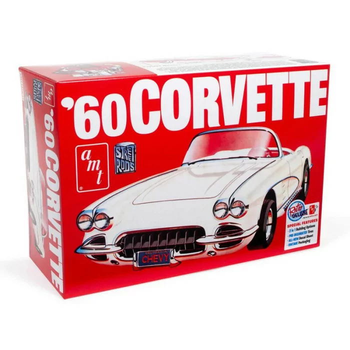AMT 1/25 1960 Chevrolet Corvette Car Model Kit