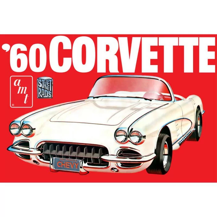 AMT 1/25 1960 Chevrolet Corvette Car Model Kit