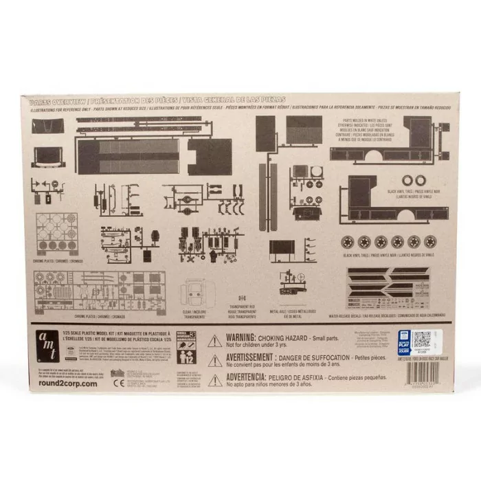 AMT 1/25 Ford LM 8000 Race Car Hauler Model Kit