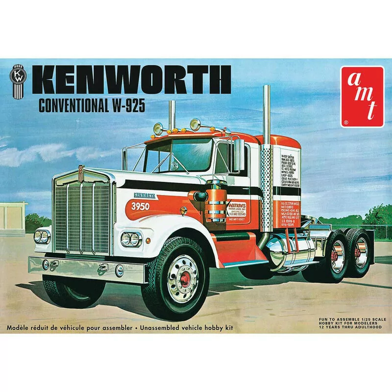 AMT 1/25 Western Star Tractor Coke Semi Truck Model Kit