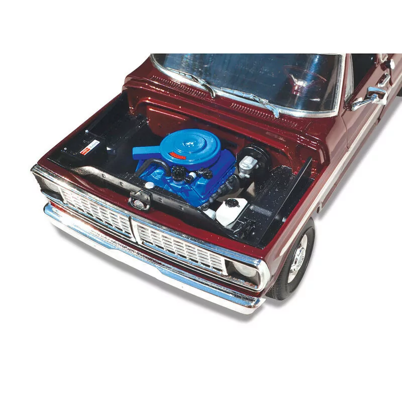 Moebius Models 1/25 1970 Ford F-100 Custom Cab 4x4 Car Model Kit MOE1230_3