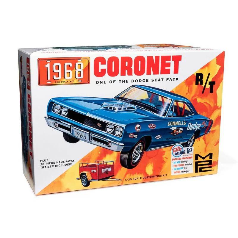 MPC 1/25 1968 Dodge Coronet Car Model Kit MPC978_1