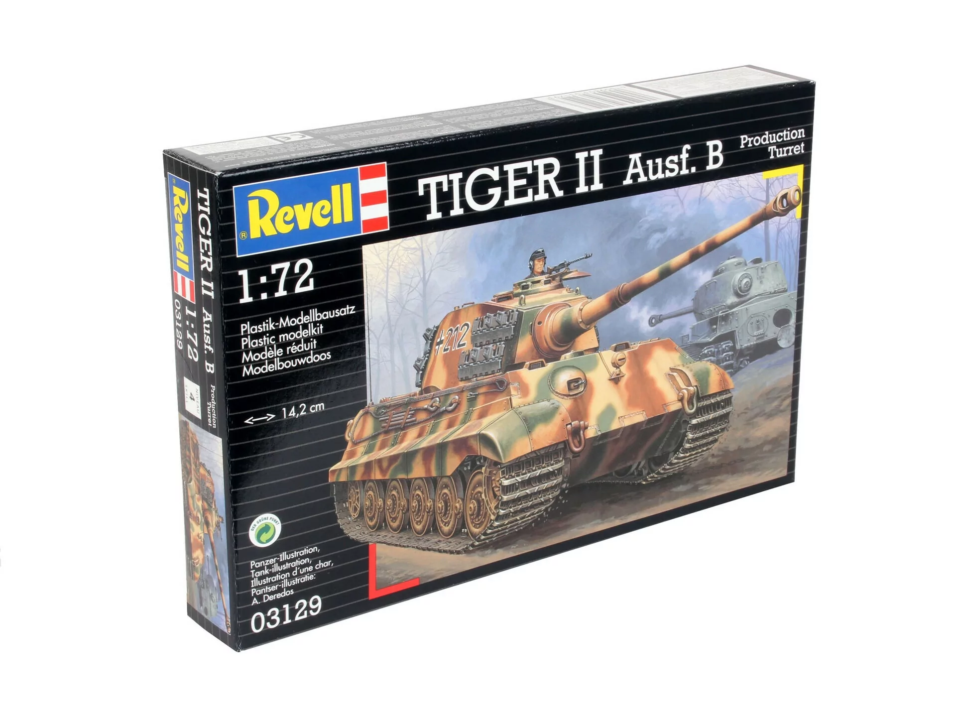 Revell 1/72 Tiger II Ausf. B Tank Model Kit RVL03129_5