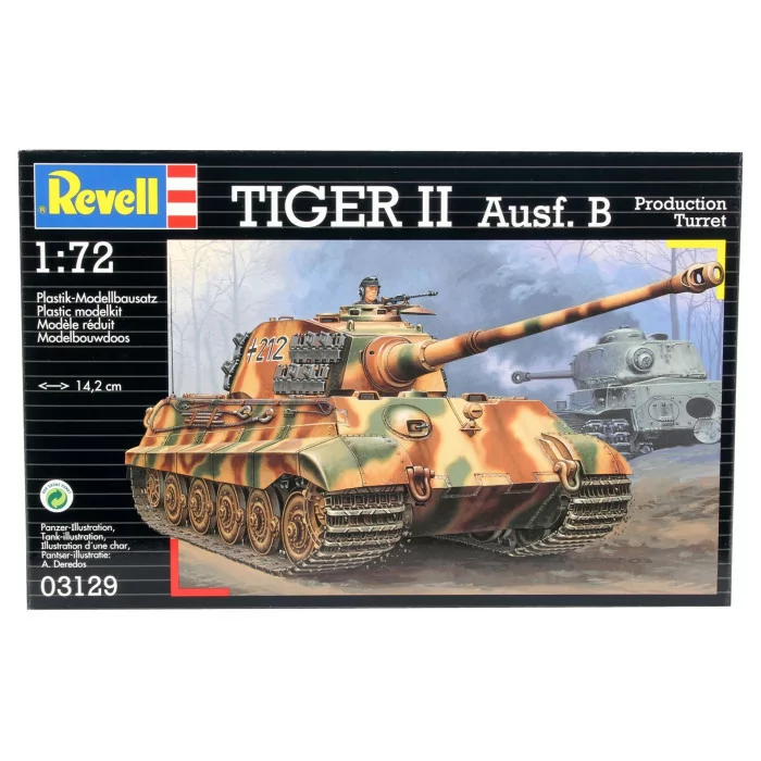 Revell 1/72 Tiger II Ausf. B Tank Model Kit