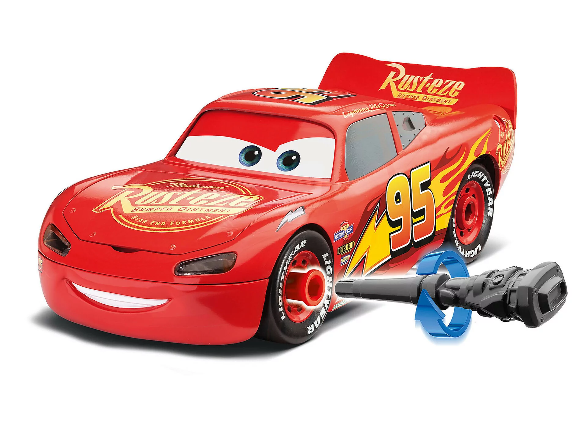 Revell 1/24 Disney Cars Lightning McQueen Car Model Kit RMX851988_2