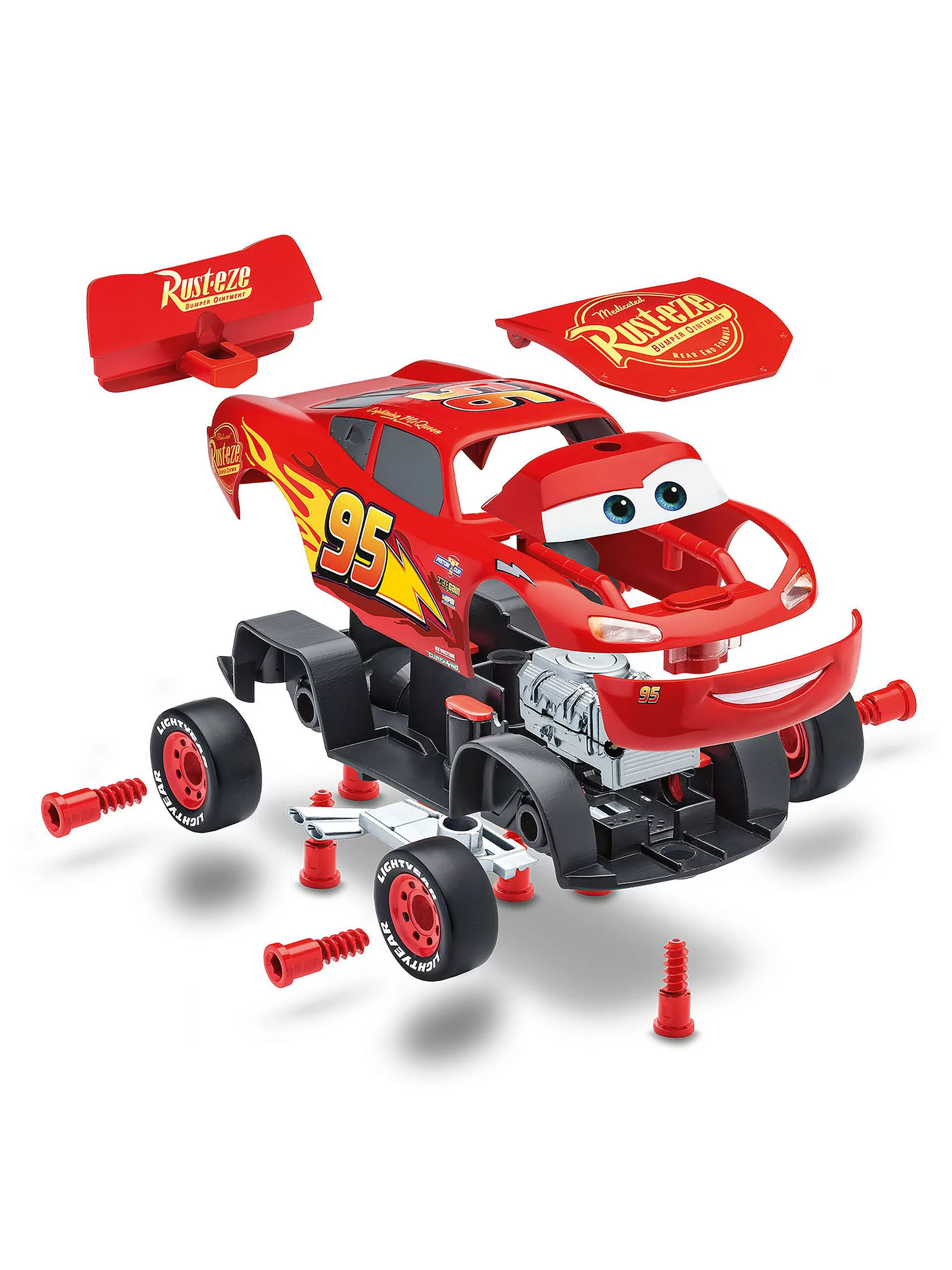 Revell 1/24 Disney Cars Lightning McQueen Car Model Kit RMX851988_5