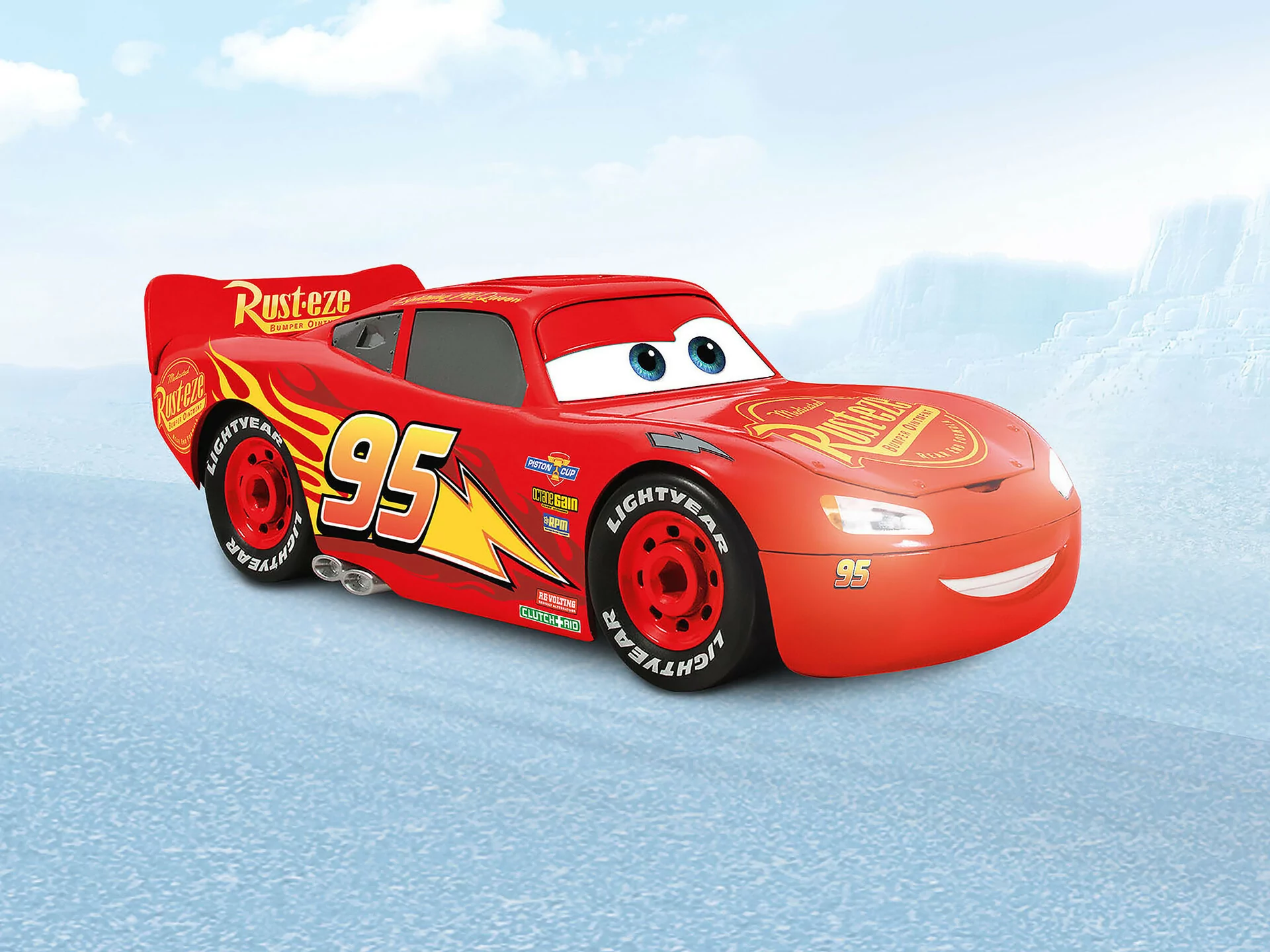 Revell 1/24 Disney Cars Lightning McQueen Car Model Kit RMX851988_7