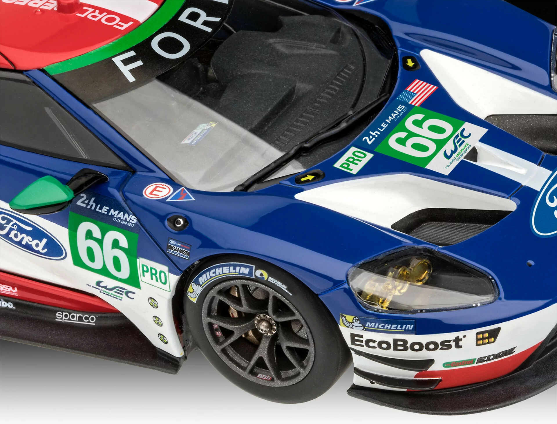 Revell 1/24 Ford GT Racing LeMans Car Model Kit RMX854418_3