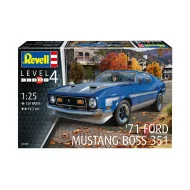 Revell 1/24 1971 Boss Mustang351 Car Model Kit