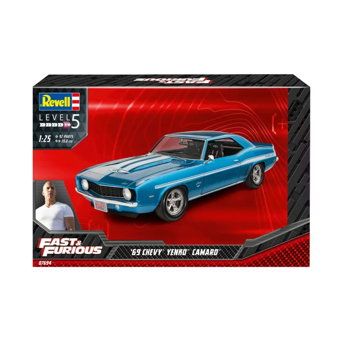 Revell 1/25 '69 Chevy Camaro Yenko Car Model Kit