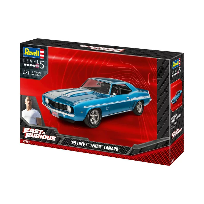 Revell 1/25 '69 Chevy Camaro Yenko Car Model Kit