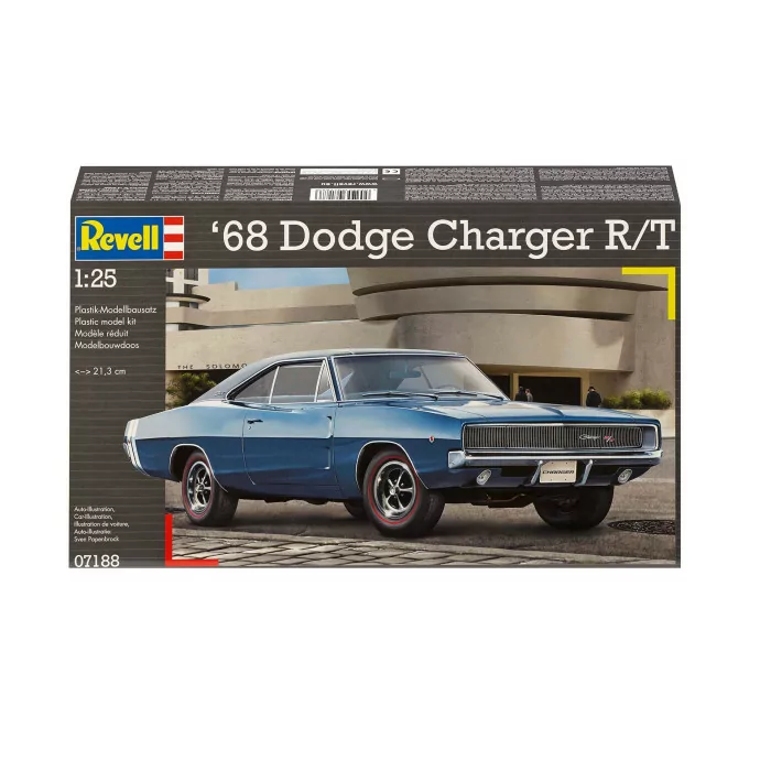 Revell 1/25 '68 Dodge Charger 2 'n 1 Car Model Kit