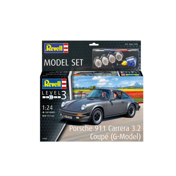 Revell 1/24 Porsche 911 Carrera 3.2 Coupe Car Model Kit