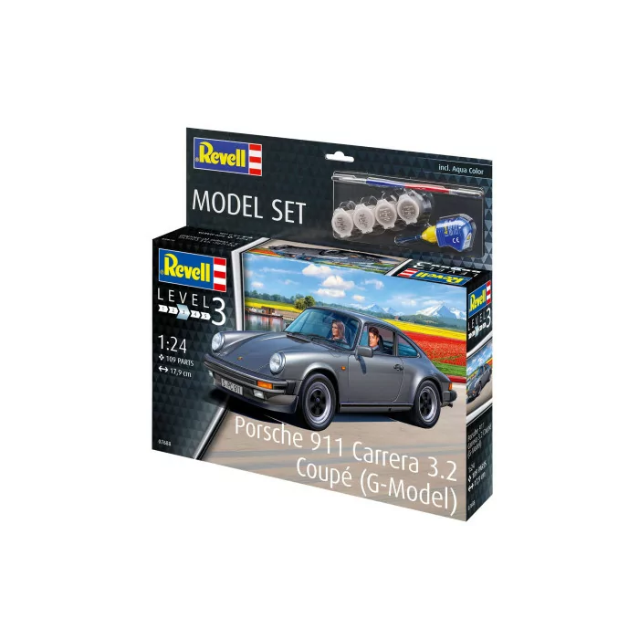 Revell 1/24 Porsche 911 Carrera 3.2 Coupe Car Model Kit