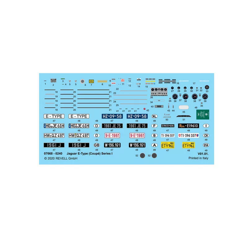 Revell 1/24 Jaguar XK-E (E-Type) Car Model Kit RMX854509_7