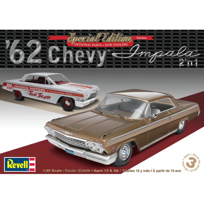 Revell 1/25 '62 Impala Hard Top Car Model Kit