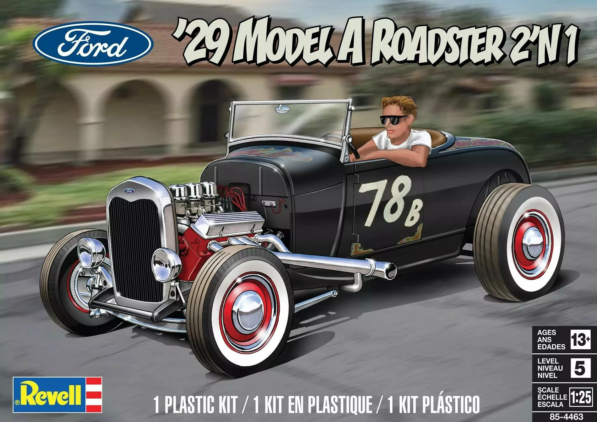 Revell 1/25 1929 Model A Roadster Car Model Kit RMX854463_3