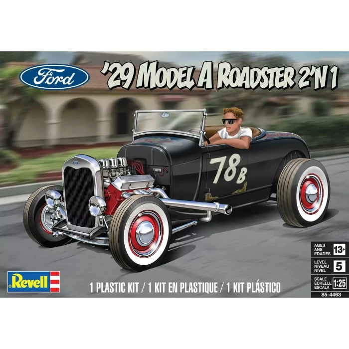 Revell 1/25 1929 Model A Roadster Car Model Kit