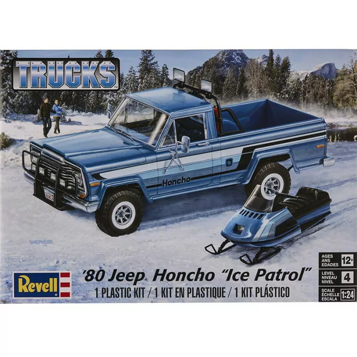 Revell 1/25 1980 Jeep Honcho Ice Patrol Car Model Kit