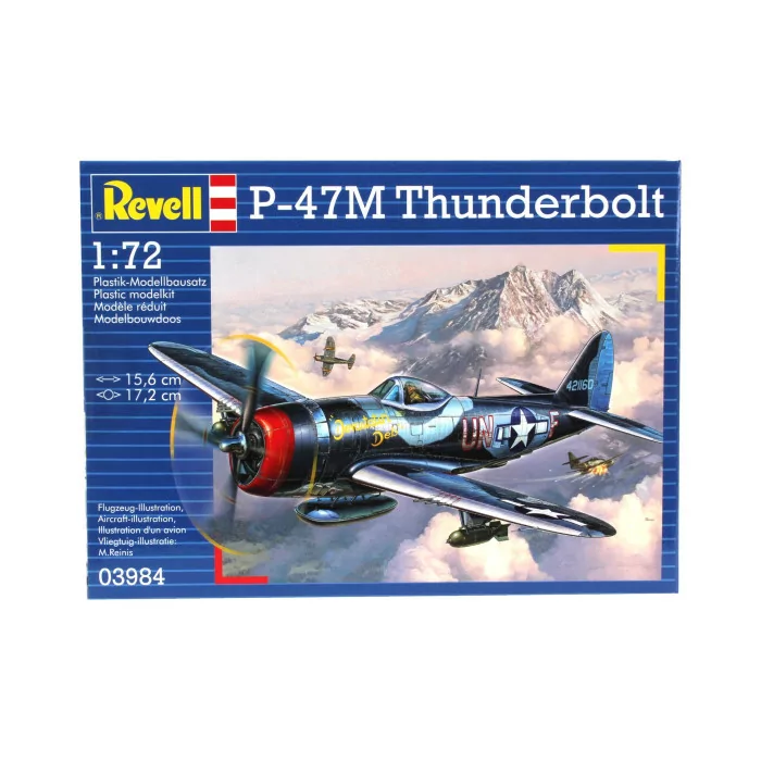 Revell 1/72 P47M Thunderbolt Aircraft Model Kit