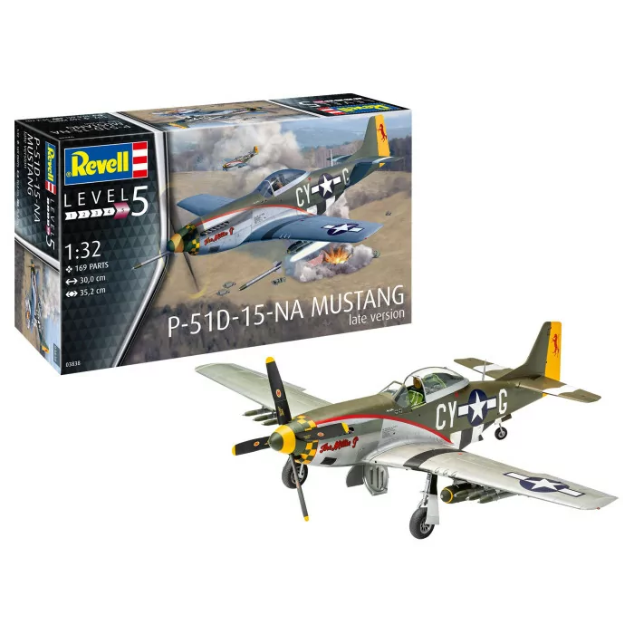 Revell 1/32 P-51d-na Mustang Airplane Model Kit