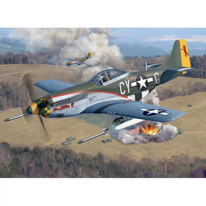 Revell 1/32 P-51d-na Mustang Airplane Model Kit