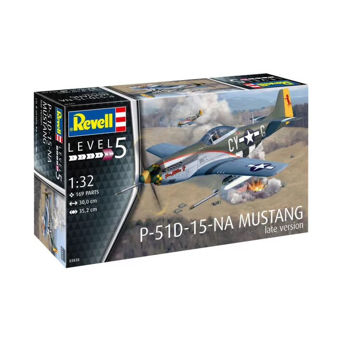 Revell 1/32 P-51d-na Mustang Airplane Model Kit
